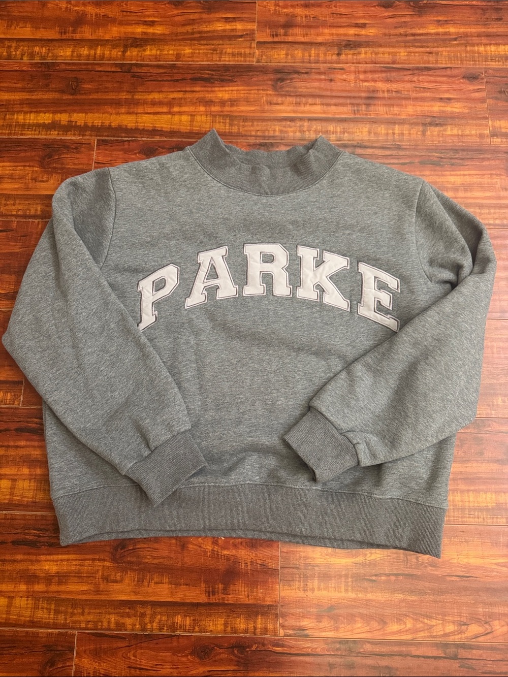 Parke Mockneck Monochrome Stormy L/XL